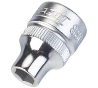 Hazet 880A-1/4 Inserto per Chiave a Bussola a Doppio Esagono, Argento, Attacco Quadro, Cavo, 10 mm 3/8 di Pollice