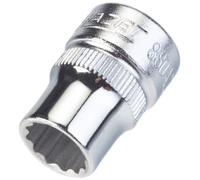 Hazet 880Az-3/8 Inserto per Chiave a Bussola a Doppio Esagono, Argento, Attacco Quadro, Cavo, 10 mm 3/8 di Pollice