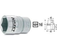 Hazet 900-10 Inserto Chiave a Bussola Esagonale, Argento, Attacco Quadro, Cavo, 12.5 mm 1/2 di Pollice