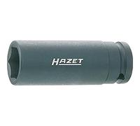 Hazet 900Slg-17 Inserto Chiave a Bussola per Avvitatori ad Impulso Esagonale, Nero, Attacco Quadro, Cavo, 12.5 mm 1/2 di Pollice