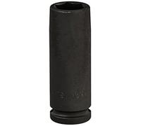 Hazet 900Slg-19 Inserto Chiave a Bussola per Avvitatori ad Impulso Esagonale, Nero, Attacco Quadro, Cavo, 12.5 mm 1/2 di Pollice