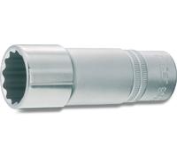 Hazet 900Tz-24 Inserto Chiave a Bussola Doppio Esagono, Argento, Attacco Quadro, Cavo, 12.5 mm 1/2 di Pollice