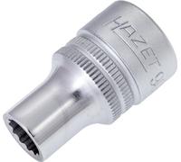 Hazet 900Z-9 Inserto Chiave a Bussola Doppio Esagono, Argento, Attacco Quadro, Cavo, 12.5 mm 1/2 di Pollice