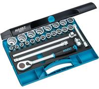 HAZET Set di chiavi a bussola 900Z quadro cavo 12,5mm (1/2 pollice) profilo a doppio esagono esterno Traction, 25pz. Quantità:1
