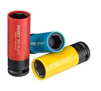 Hazet 903Spc/3 Inserto Chiave A Bussola Per Avvitatori Ad Impulso Esagonale, Multicolore, Attacco Quadro, Cavo, 12.5 mm 1/2 di Pollice