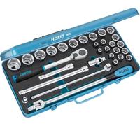 Hazet 905 Serie Di Chiavi A Bussola, Argento, Attacco Quadro, Cavo, 12.5 mm 1/2 di Pollice