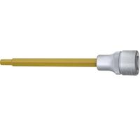 Hazet 986SL-6 - Bussola esagonale interna da 6 mm, 1/2", con rivestimento TiN, lunghezza 140 mm, per funzionamento manuale, DIN 7422