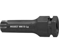 Hazet 990S-18Lg Inserto Chiave a Bussola per Avvitatori ad Impulso e Giraviti, Nero, Attacco Quadro, Cavo, 12.5 mm 1/2 di Pollice