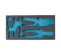 HAZET Alloggiamento in schiuma espansa morbida bicomponente 163-121L Quantità:1