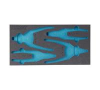 HAZET Alloggiamento in schiuma espansa morbida bicomponente 163-124L Quantità:1