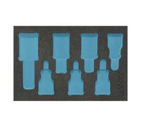 HAZET Alloggiamento in schiuma espansa morbida bicomponente 163-243L Quantità:1