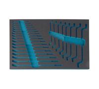 HAZET Alloggiamento in schiuma espansa morbida bicomponente 163-30L Quantità:1