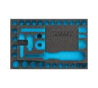 HAZET Alloggiamento in schiuma espansa morbida bicomponente 163-338L Quantità:1