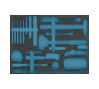 HAZET Alloggiamento in schiuma espansa morbida bicomponente 163-372L Quantità:1