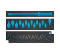 HAZET Alloggiamento in schiuma espansa morbida bicomponente 163-421L Quantità:1