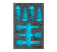 HAZET Alloggiamento in schiuma espansa morbida bicomponente 163-460L Quantità:1