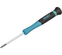 HAZET Cacciavite Electronics 811EL-T8, profilo TORX interno SW T8, per le viti più piccole, manopola di centraggio rotante, presa sicura grazie alle ampie scanalature dellimpugnatura
