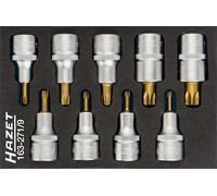 HAZET Cacciavite Socket Set Cacciaviti 12,5mm 1/2 " All'Interno Torx 9-teil