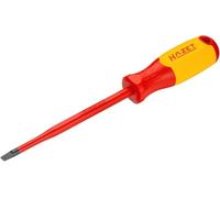 HAZET Cacciavite VDE 811KV-65, SW 1,2x6,5 mm con profilo a taglio, con isolamento protettivo fino a 1000V, cappuccio antiurto, design antirotolamento, codifica a colori'.