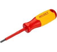 HAZET Cacciavite VDE 811KV-T25, T25 TORX, con isolamento protettivo fino a 1000V, cappuccio antiurto, design antirotolamento, codice colore'.