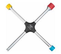 HAZET Chiave a croce 705V profilo esagonale esterno 17x19x21xquadro di manovra esterno 12,5 = 1/2 pollice Quantità:1