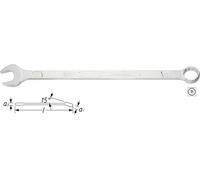 HAZET Chiave ad Anello 15mm extra Lungo Sottile 600LG-15