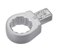 HAZET Chiave ad anello ad innesto 6630C-19, Attacco quadro ad innesto 9x12mm, Profilo trazione doppio esagono esterno, 19mm Quantità:1