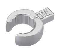 HAZET Chiave ad anello ad innesto, aperta 6612C-21, Attacco quadro ad innesto 9x12mm, Profilo a doppio esagono esterno, 21mm Quantità:1