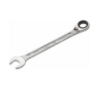 HAZET Chiave combinata a forchetta/ad anello con cricchetto 606-27, Profilo trazione doppio esagono esterno, 27mm Quantità:1