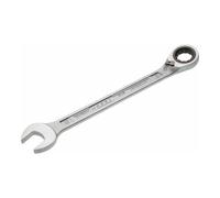 HAZET Chiave combinata a forchetta/ad anello con cricchetto 606-32, Profilo trazione doppio esagono esterno, 32mm Quantità:1