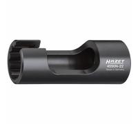 Hazet Chiave di iniezione 4550N-22, 1/2", SW 22 mm, esterno doppio esagonale, lunghezza 85 mm, per tubi di iniezione su MAN Common Rail System, Made in Germany