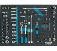 HAZET Componenti Chiavi Meccaniche 12,5mm 1/2 " 10mm 3/8 " 6,3mm 1/4 " 90-teilig