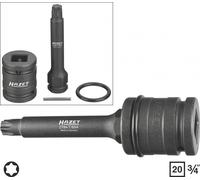 HAZET Dischi Freno Cacciavite Socket Set 20mm 3/4 " Torx Interno