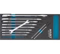 HAZET Doppel-Maulschlüssel-Satz Außen-sechskant Profilo 11-teilig 163-377/11