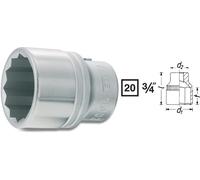 Hazet Inserto-Chiave 20mm 3/4 " Außen-doppel-sechskant 1000az-1.3/8