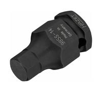 HAZET Inserto chiave a bussola per giraviti e avvitatori ad impulso 985S-14, Attacco quadro, cavo, 12,5mm (1/2"), Profilo esagonale interno, 14mm Quantità:1