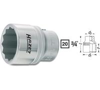 Hazet Inserto per Chiave a Bussola 30mm 3/4 " 20mm Doppio Esagonali 1000Z-30