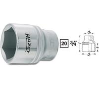 Hazet Inserto per Chiave a Bussola 34mm 3/4 " 20mm 1000-34