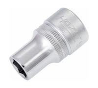 HAZET Inserto per chiave a bussola, esagonale 900-10, Attacco quadro, cavo, 12,5mm (1/2"), Profilo trazione esagono esterno, 10mm Quantità:1