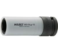 Hazet Kraft Inserto 12,5mm 1/2 " Außen-sechskant-tractionsprofil 15 903SLG-15