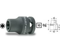 Hazet Kraft Inserto (Cacciaviti) 10mm 3/8 " Esterno Cacciaviti 880S-E10