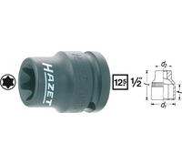 Hazet Kraft Inserto (Cacciaviti) 12,5mm 1/2 " Esterno Cacciaviti 900S-E20