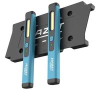 HAZET LED Pen-Light 1979W-11/3 (3 pezzi), lampade da officina piccole e compatte con potenza luminosa, dimmerabili all'infinito, pad di ricarica wireless con funzione di supporto magnetico