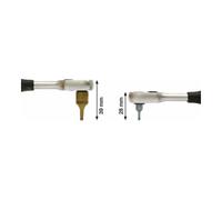 HAZET Leva a cricchetto reversibile per bit 2264 Quantità:1