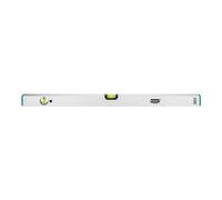 Hazet Livella 2154-80 | Livella Anodizzata, Lunghezza 80 Cm con Foro E Alta Precisione di Misurazione, Fiale In Vetro Acrilico Antirottura, Garanzia di 30 Anni a Prova di Perdite