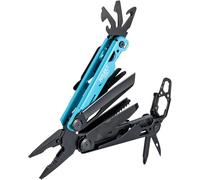 HAZET Multitool 2159-1, 13 in 1, acciaio inossidabile, con pinze ad ago, coltello, sega, cacciavite, chiave esagonale, forbici, clip per cintura, inclusa robusta custodia per cintura'.