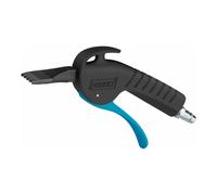 HAZET Pistola di soffiaggio HZ 9040P-5 silenziosa ugello piatto largo 6 bar impugnatura ergonomica