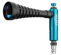 HAZET turbo air gun 9040T-1, ugello a turbina che genera un potente impulso daria, pressione di esercizio di 6 bar con impugnatura ergonomica, per la rimozione rapida di trucioli