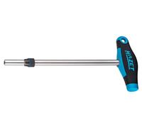 HAZET - Portabit telescopico 866BH-14 | per il fissaggio di punte/avvitatori | universale, antiscivolo | tubo telescopico in acciaio inox | uscita: esagono 6,3 (1/4 di pollice) | forza magnetica:1000g