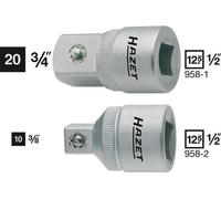 HAZET RIDUCER 958 DRIVE-4-KT.1/2 pollici di uscita-4-kt.3/8 pollici L.38,5 mm NEW